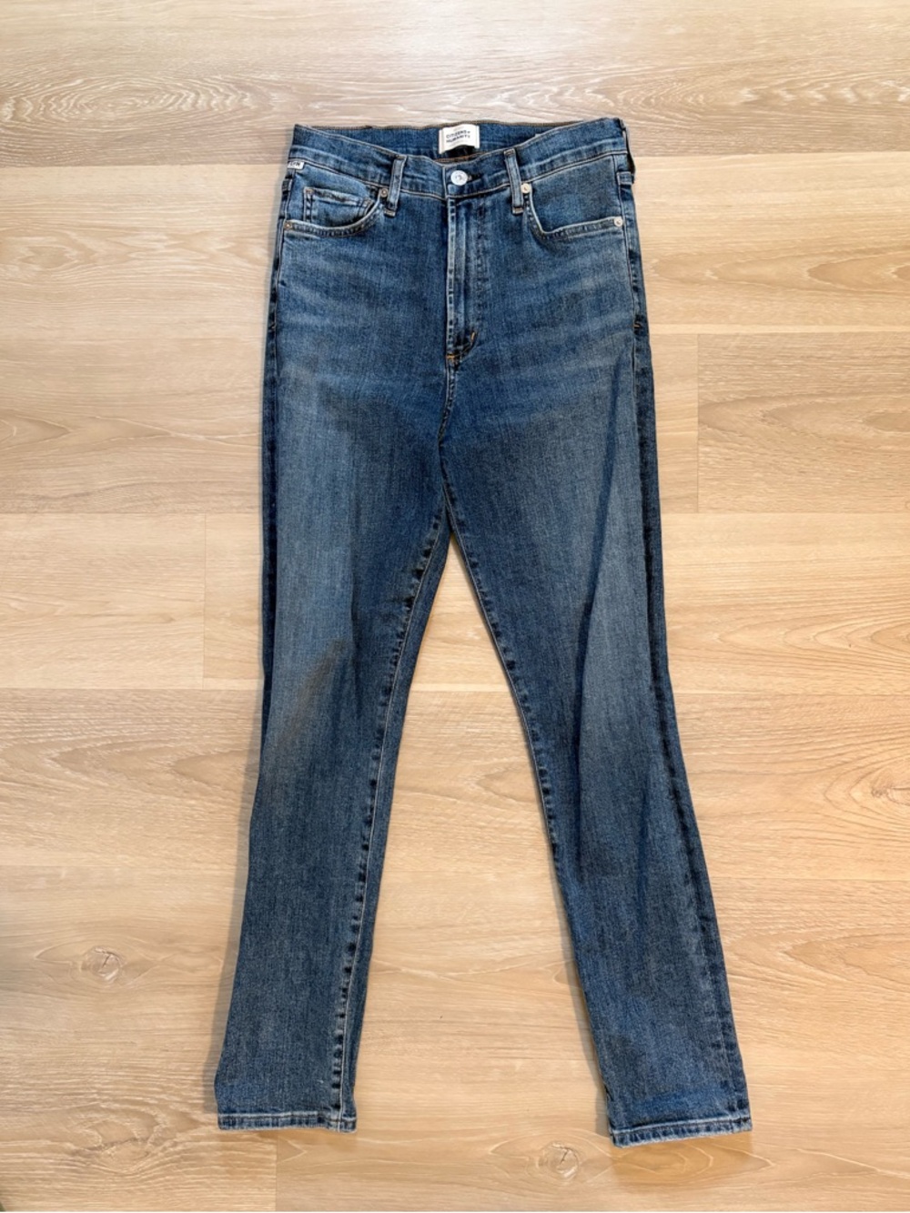 Citizens Of Humanity Olivia Skinny High-Rise Jeans in Medium Blue